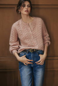Petite Studio's Anselm Brown and Gold Leather Belt 