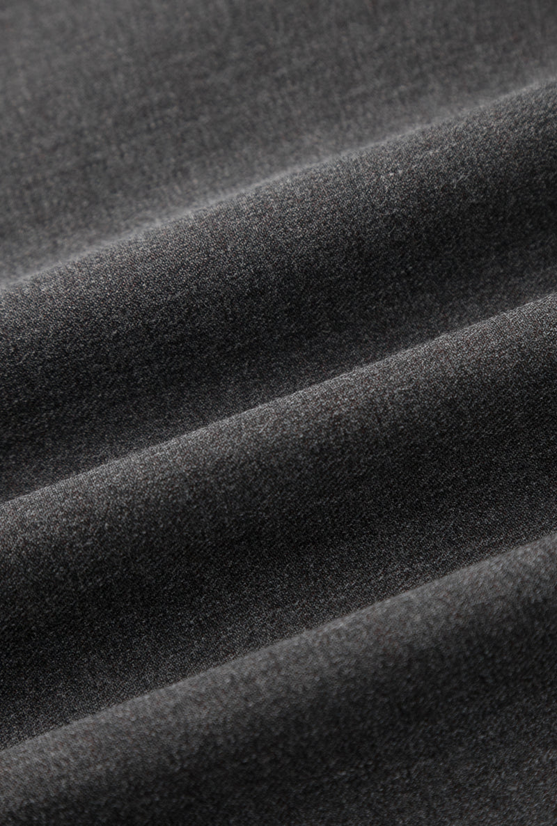 Petite Studio's Abby Wool Blend Dress in Charcoal