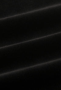 Petite Studio's Cody Corduroy Flared Pants in Black