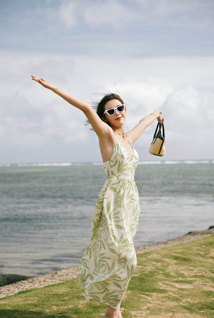 Petite Studio's Imogene Dress in Fern Print