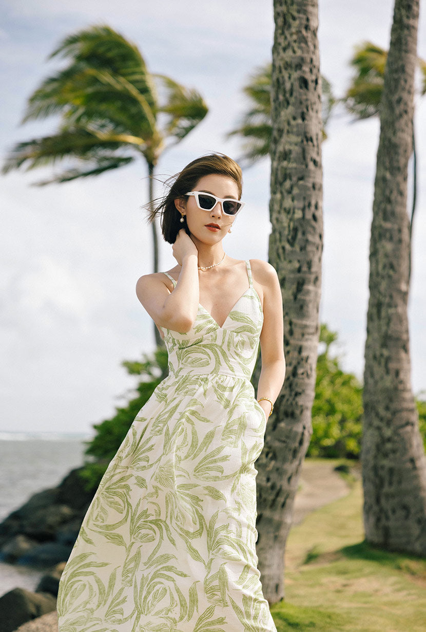 Petite Studio's Imogene Dress in Fern Print