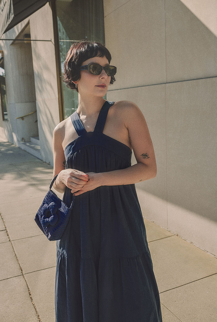 Petite Studio's Gayle Dress in Navy Blue