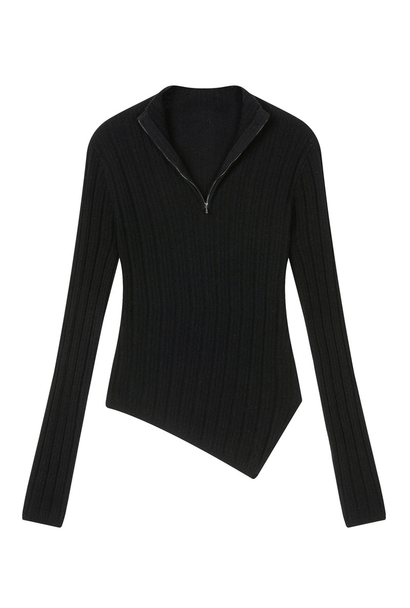 Petite Studio's Harlow Wool Sweater in Black