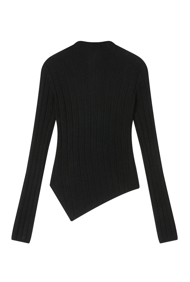 Petite Studio's Harlow Wool Sweater in Black