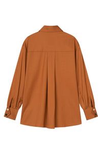 Petite Studio's Vincent Blouse in Rust