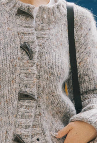 Petite Studio's Colt Wool Cardigan in Grey