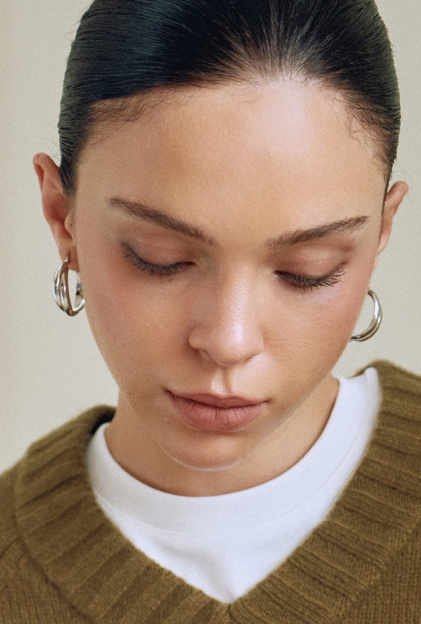 Petite Studio's Vinney Double-Row Hoop Earrings
