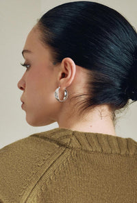 Petite Studio's Vinney Double-Row Hoop Earrings