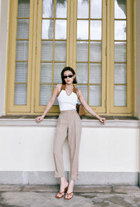 Petite Studio's Romi Pants in Camel