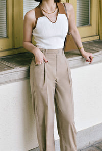 Petite Studio's Romi Pants in Camel