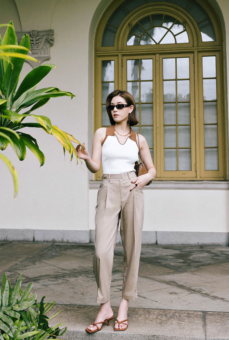 Petite Studio's Romi Pants in Camel