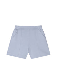 Petite Studio's Elliot Cotton Shorts in Serenity Blue