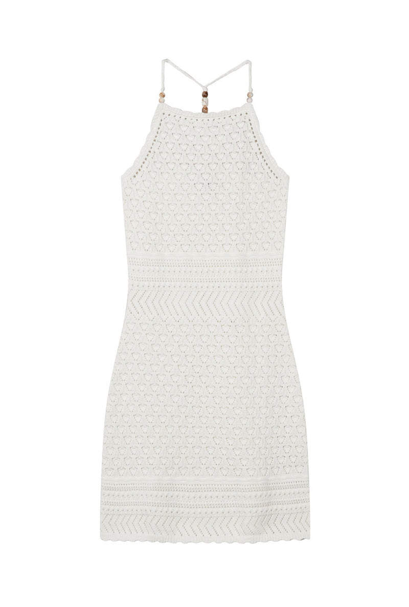 Petite Studio's Laurie Cotton Crochet Dress in Ivory 