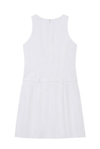 Petite Studio's Jaque Linen Dress in White