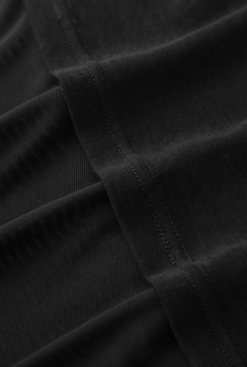 Petite Studio's Dolly Jersey Cotton Skirt in Black 