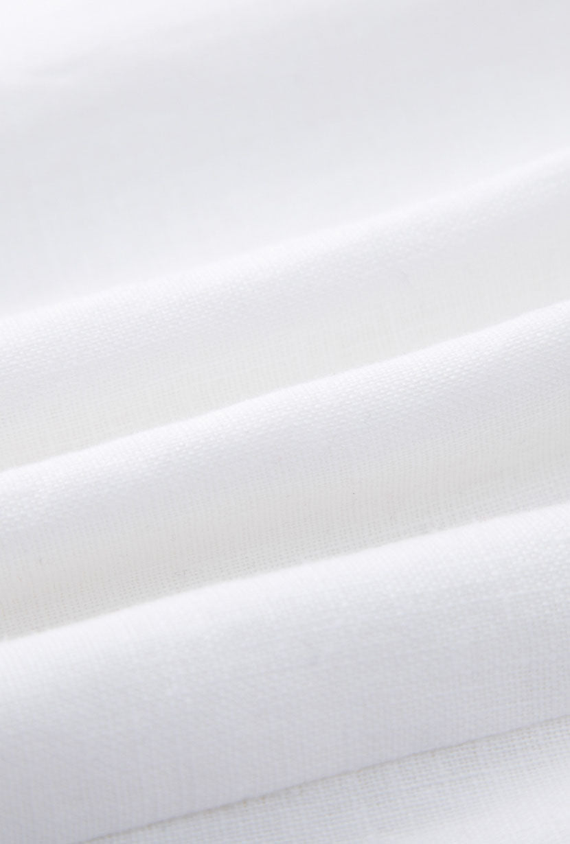 Petite Studio's Jaque Linen Dress in White