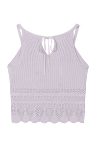 Petite Studio's Deidre Knit Top in Lavender