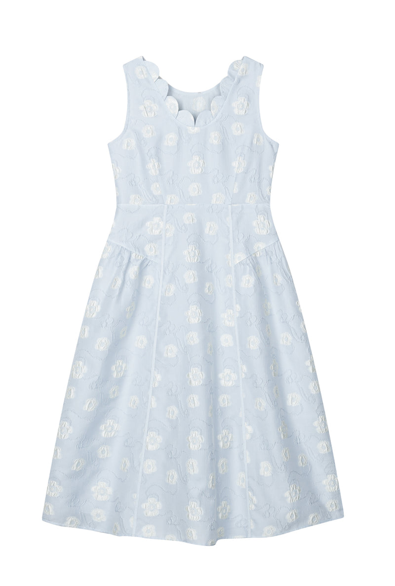 Petite Studio's Tinsley Dress in Powder Blue