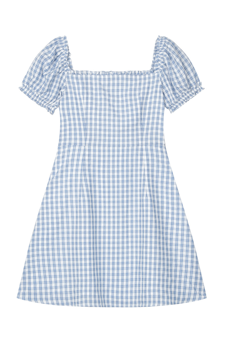 Petite Studio's  Maisy Dress in Blue Gingham 