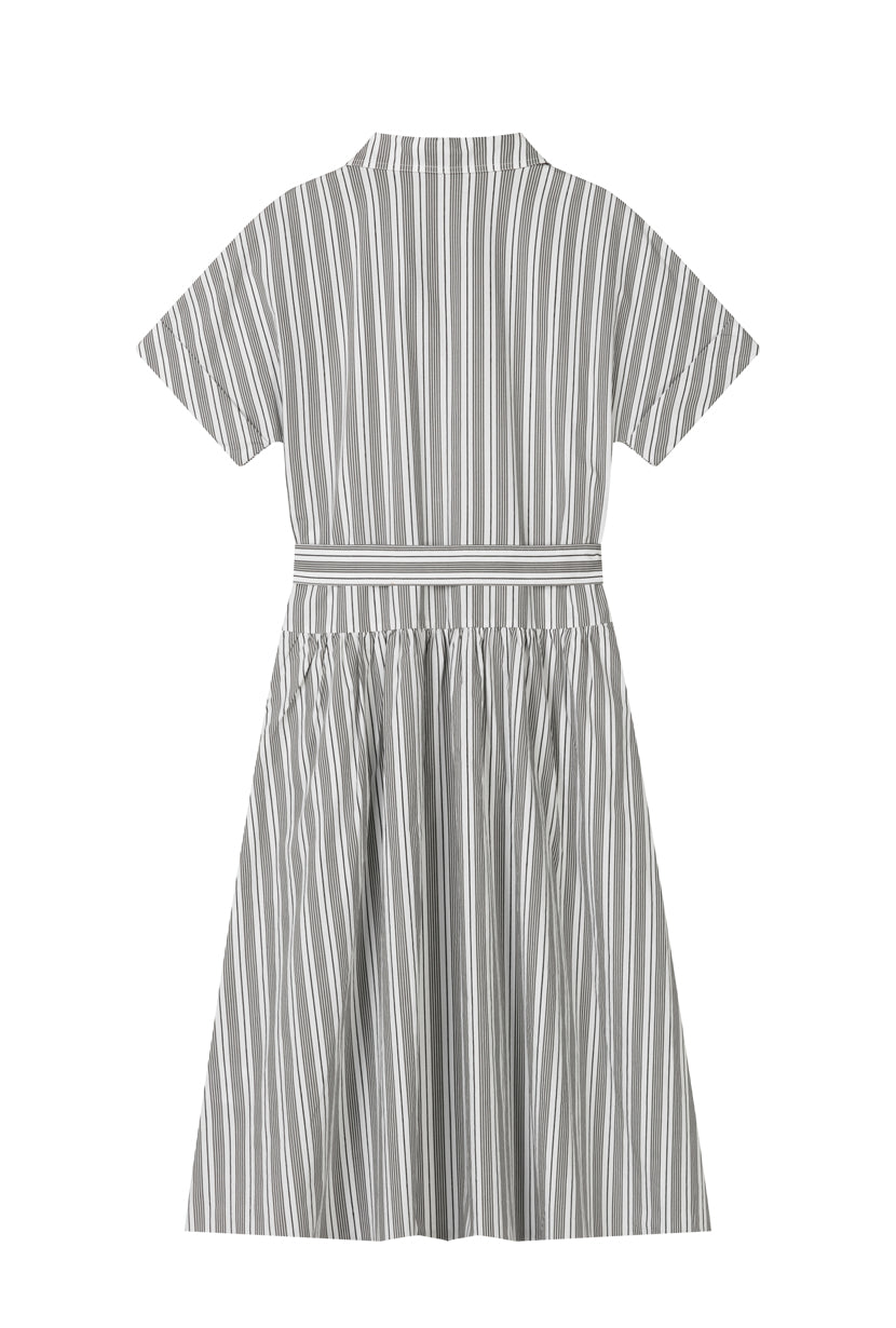 Petite Studio's Ellory Cotton Shirt Dress Striped