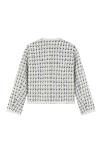 Petite Studio's Jackie Wool Tweed Jacket in Ivory