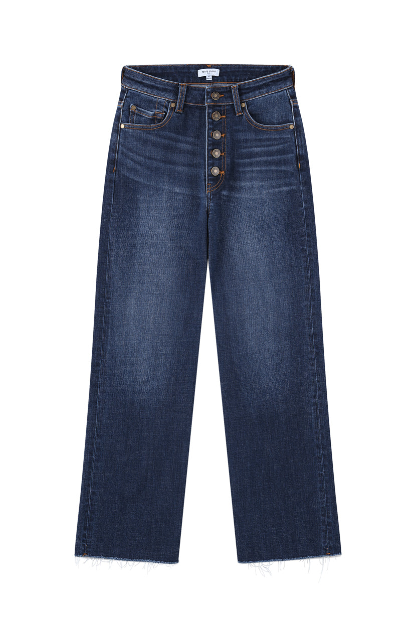 Petite Studio's Theo High Rise Straight Jeans