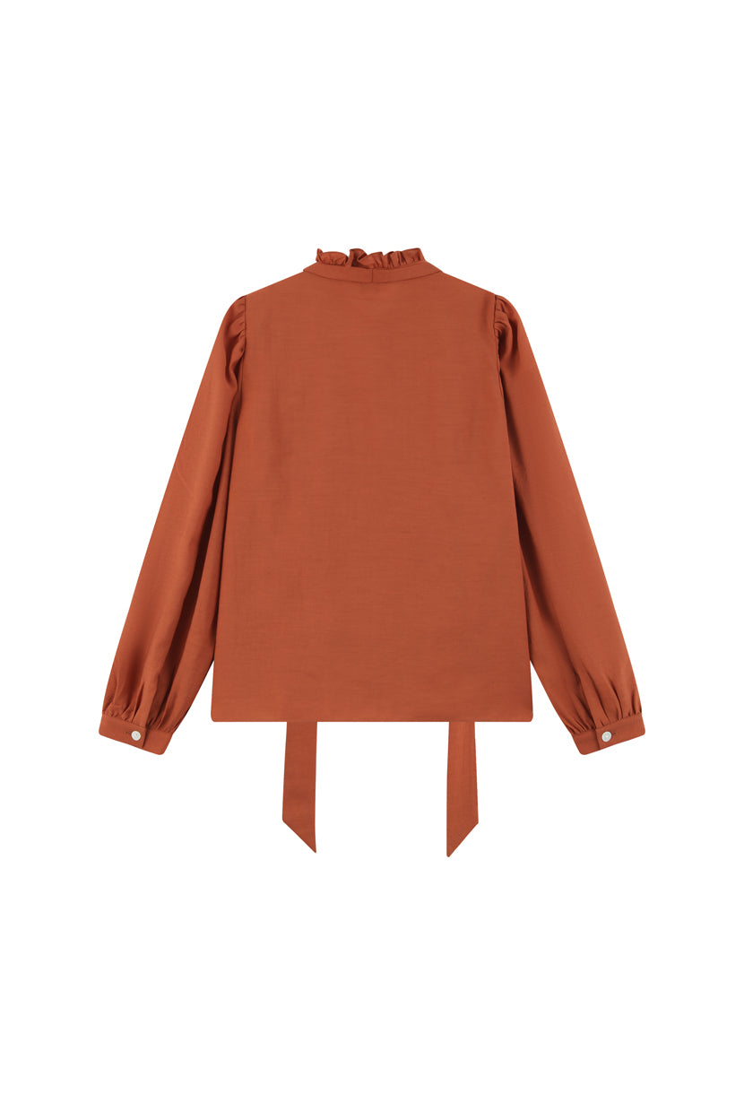 Petite Studio NYC Tonette Blouse in Amber