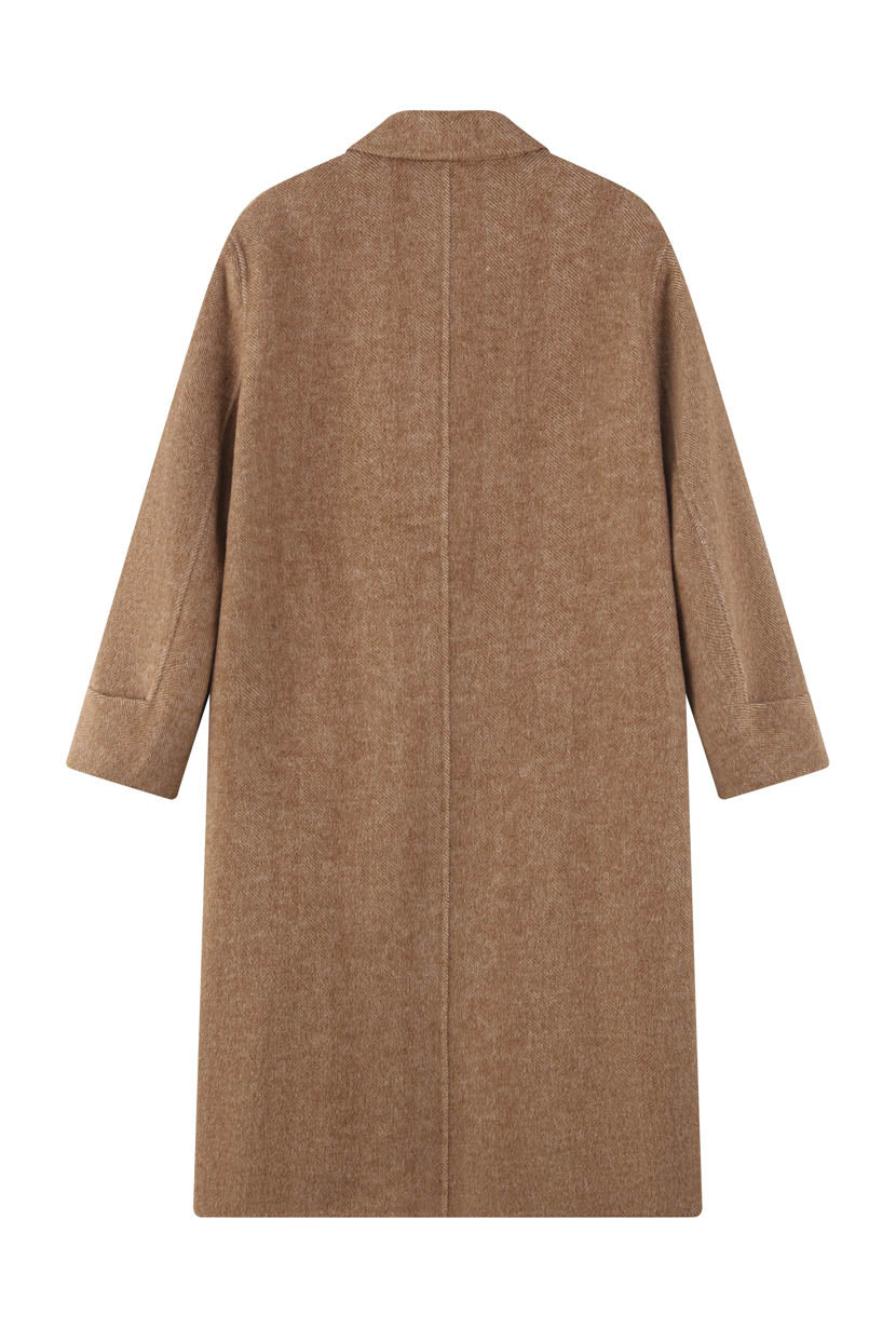 Petite Studio's Allister Wool Coat in Camel