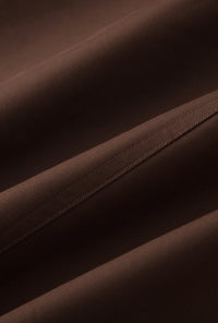 Petite Studio's Liam Reversible Cotton Trench Coat in Beige and Chocolate