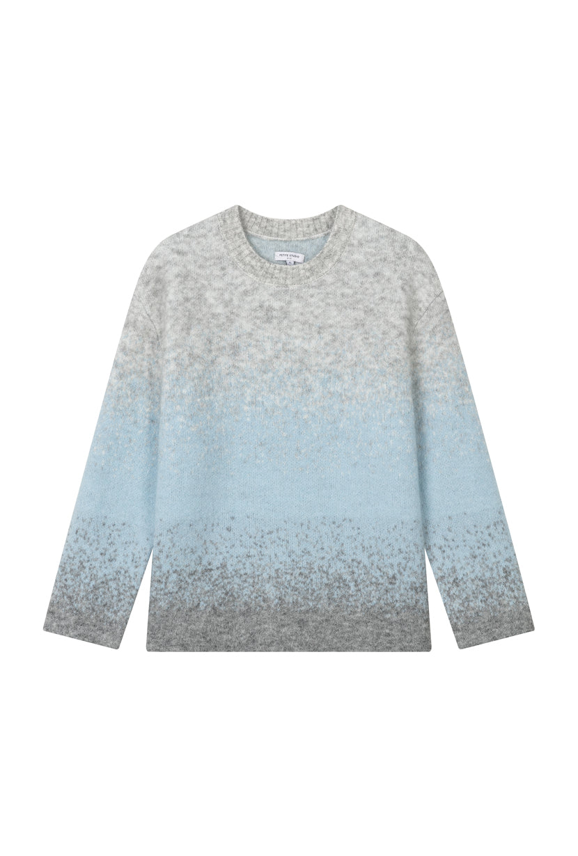 Petite Studio's Dale Mohair Sweater in Blue 