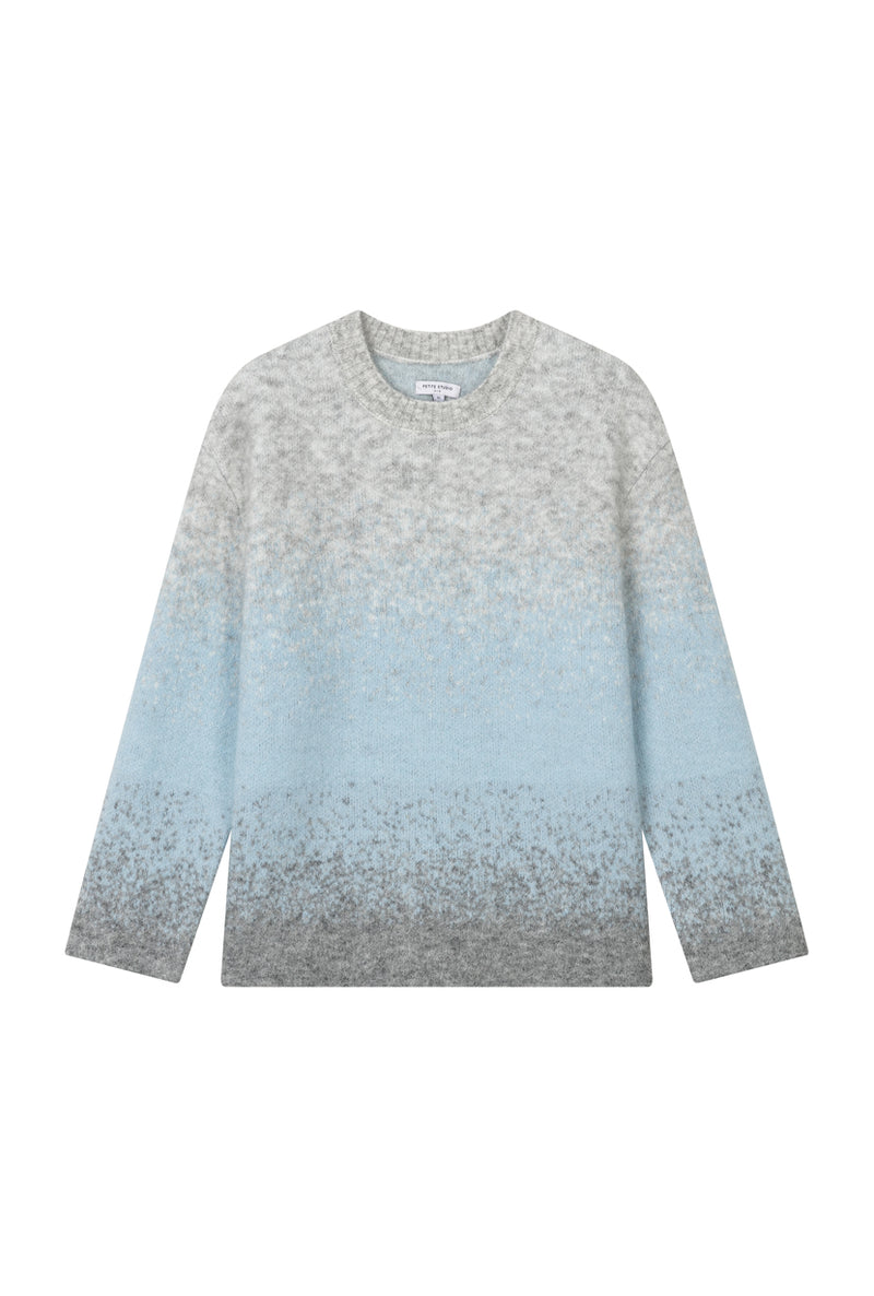 Petite Studio's Dale Mohair Sweater in Blue 