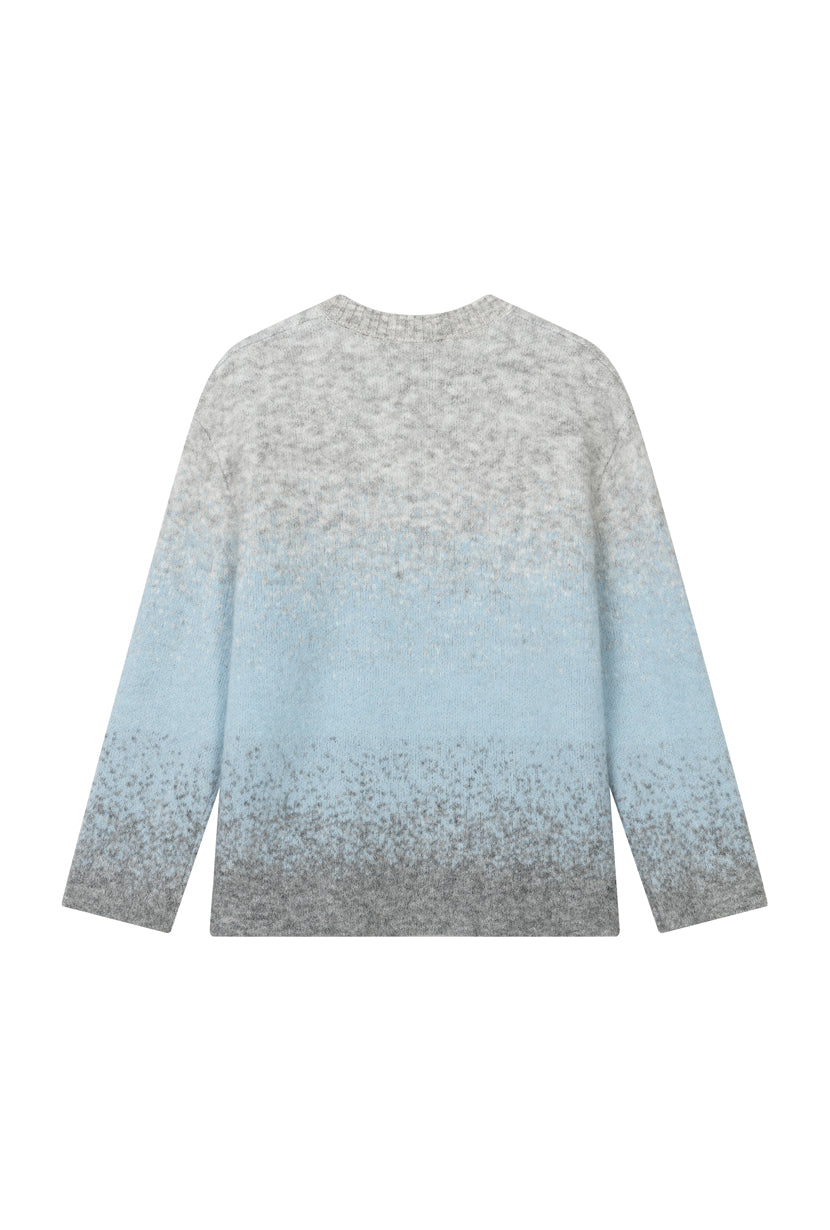 Petite Studio's Dale Mohair Sweater in Blue 