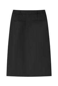 Petite Studio's Rocco Wool Midi Skirt in Black