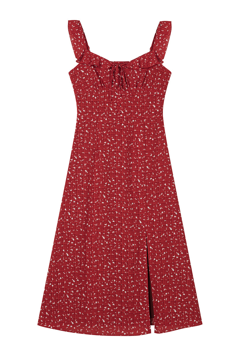 Petite Studio's Tiana Midi Dress in Red