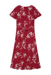 Petite Studio's Fraley Contoured Dress in Vintage Red 