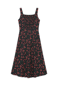 Petite Studio's Fynn Midi Dress in Black Cherry