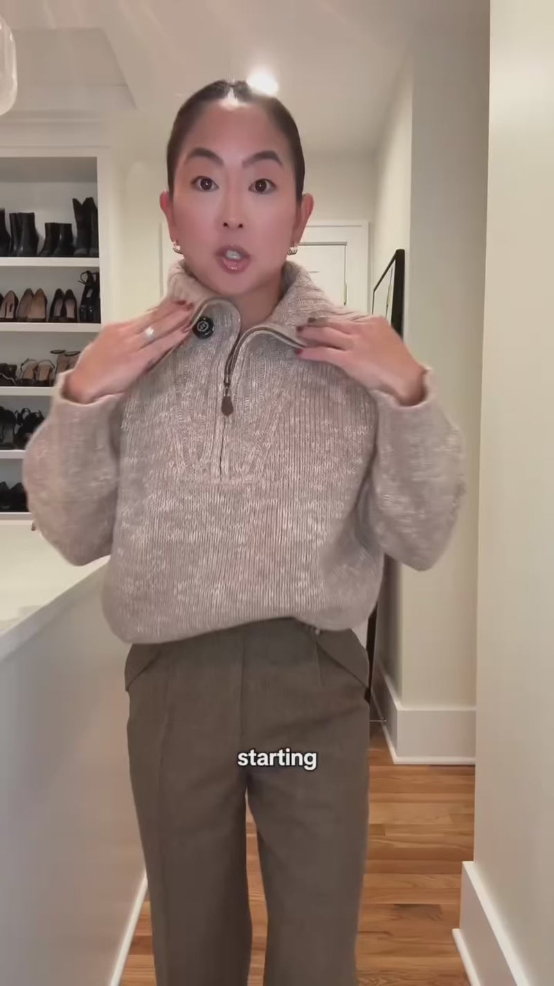 Barry Wool Sweater - Tan