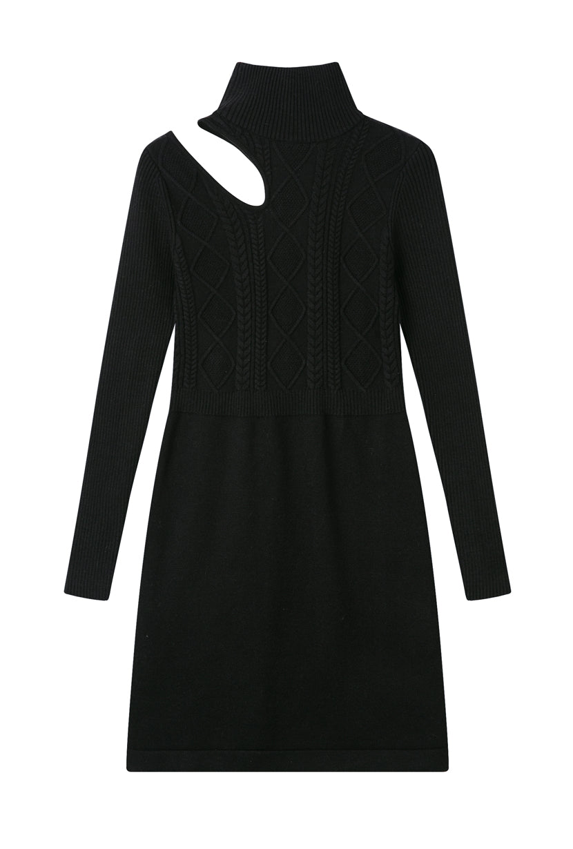 Petite Studio's Saffron Knit Dress in Black