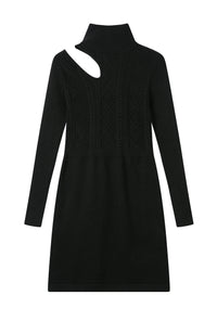 Petite Studio's Saffron Knit Dress in Black