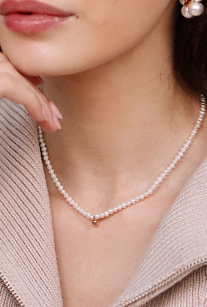 Tiny Pearl Necklace